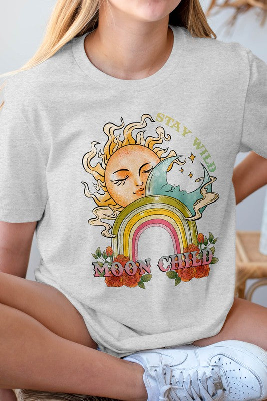 Stay Wild Moon Child, Vintage Graphic Tee